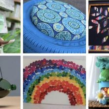 30 Crafts and Activities Using Recycled Materials