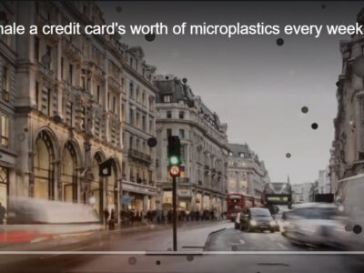 VIDEO: We inhale a credit card’s worth of microplastics each week