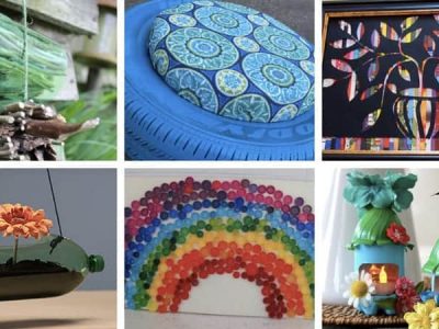 30 Crafts and Activities Using Recycled Materials